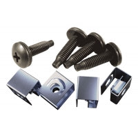 Hammond, CLPKIT1032, 10-32, Zinc clip nuts, Screws with washer,  50pk