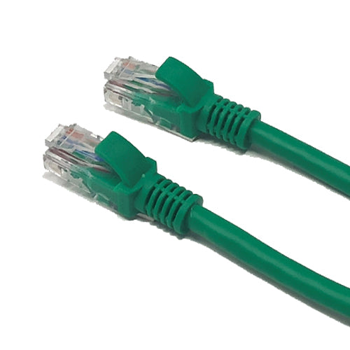 Patch cord Cat.6 UTP, Snag-Proof Boot, 24AWG, Green  10 ft.(in stock only)