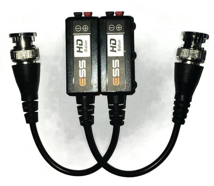 ESS, Balun - HD-TVI/CVI/AHD Over Twisted Pair, with pigtail,  (pair)