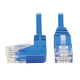 Tripp Lite Patch Cable (SLIM) Left-Angle Cat6 Gigabit Molded UTP (RJ45)  2ft BU