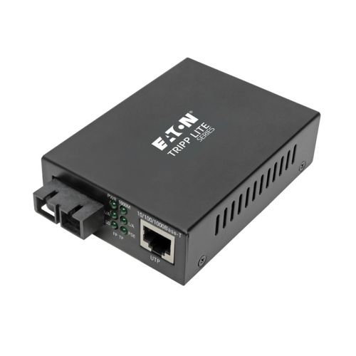 Tripp Lite Gigabit Multimode Fiber to Ethernet Media Converter POE+ 1310 nm 2km