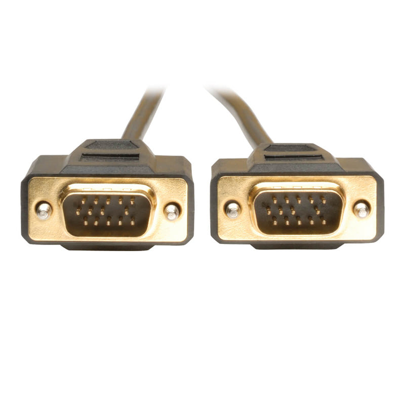 Tripp Lite VGA Monitor Cable, 640x480 (HD15 M/M), 10 ft. (3.05 m)
