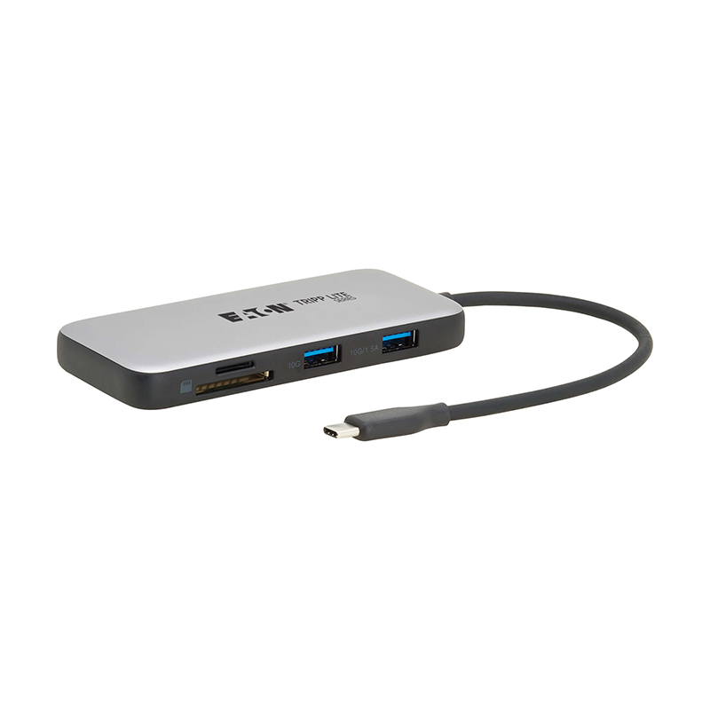 Tripp Lite USB-C Multiport Adapter 4K 6Hz HDMI USB 3.2 2 Hub Ports 100W Charge