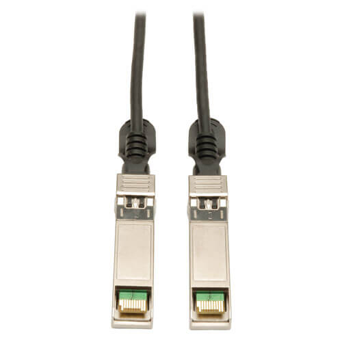 Tripp Lite Twinax Copper Cable SFP+ 10Gbase-CU, SFP-H10GB-CU1M Compatible 3ft