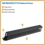 Tripp Lite series SmartRack 1U Horizontal Cable Manager