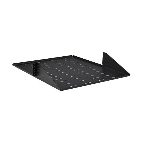 Tripp Lite SmartRack Shelf 2 Post Vented Center-Mounted 2U 21.5in Deep 100lbs