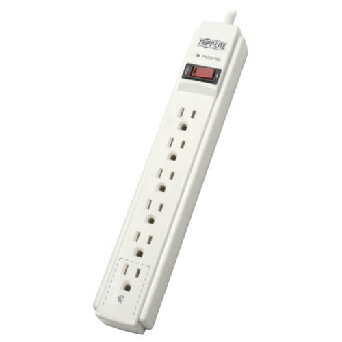 Tripp Lite Protect It!  6-Outlet  790Joules 6ft Cord Light Gray Housing