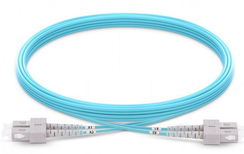 PrimeWired Fiber Patch Cord Multimode Duplex SC/SC 50u OM4 10gig-LSZH, 10ft