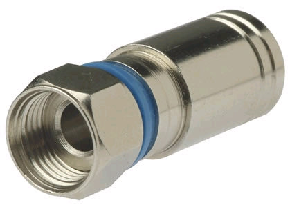 RG6 Quad / Plenum F Compression