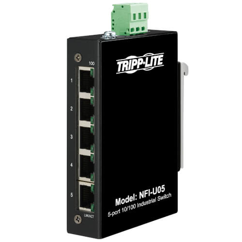 Tripp Lite Switch Industrial Unmanaged  5-Port 10/100 Mbps