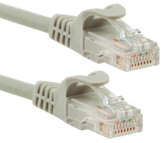 Patch Cable CAT5E Snag-Proof Grey   3&#39; (Price for In stock items only)