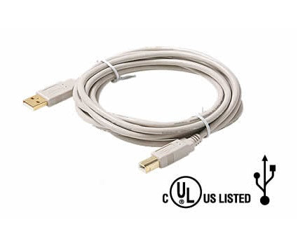 USB V2.0  A-B Male/Male  3'