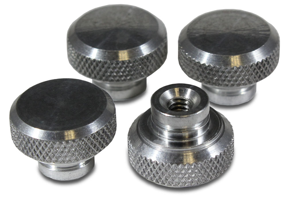 Hammond, 1421C Series, 8-32 Knurled Thumb Nut, 4pk