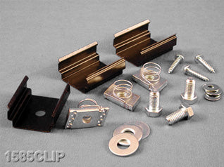 Hammond Vertical Outlet Strip Mounting Clip Kit 1585CLIP Series