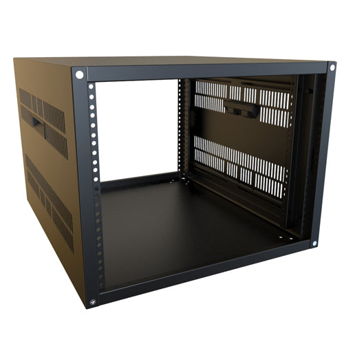 Hammond, RCHV Series, Knockdown H/Duty Vented Desktop Cabinet,  6U, 24D