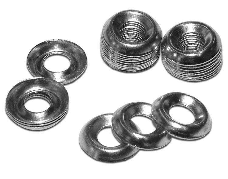 Hammond 1421E Series 10-32 Nickel Plated Steel Cup Washers,   25 Pk