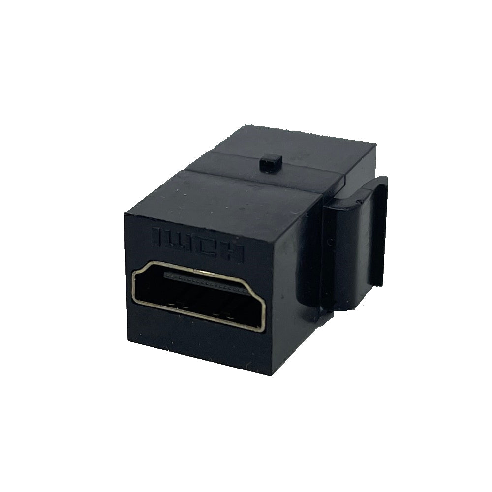 Primewired HDMI, Keystone Feed Through, Black 1pc