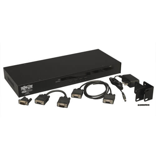 Tripp Lite KVM Swithc Rackmount  4-Port USB/PS2 On-Screen Display