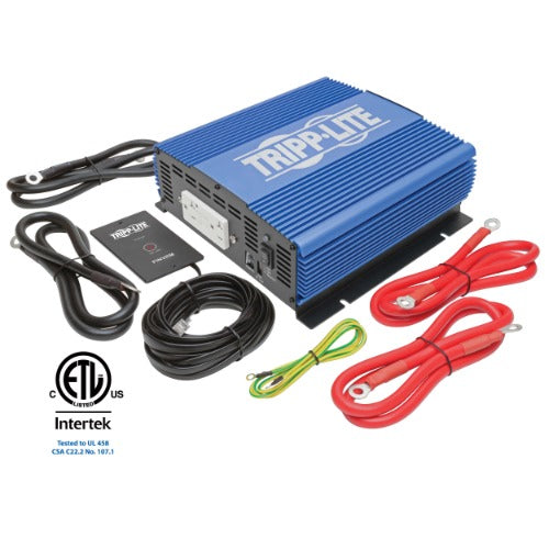 Tripp Lite Power Inverter Light-Duty Compact 2000W with 2AC/1USB2.0A/Battery Cbl