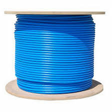 Cat6A, FT4/CMR, Riser, 1000ft, Blue