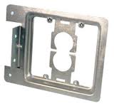 Caddy Mounting Bracket Low Voltage  2 gang