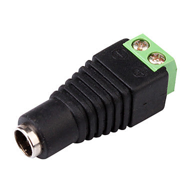 ESS, DC Plug with  2.1 X 5.5mm Jack, Screw Type 18AWG (f/male)