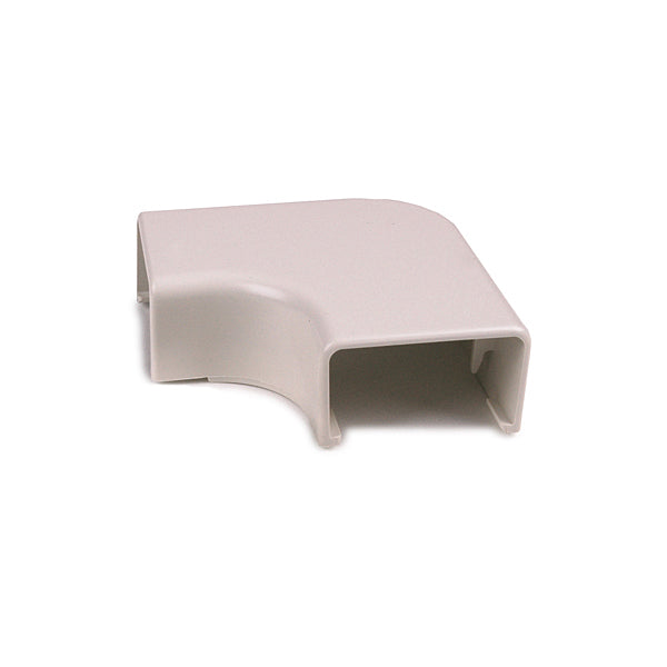 HellermannTyton RaceWay 1 1/4" Elbow Cover with 1" bend radius  - White