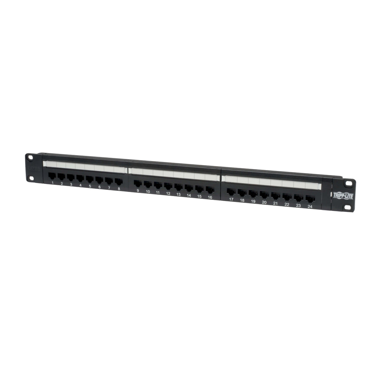 Tripp Lite Patch Panel Cat6 24 Port 1U Rack-Mount