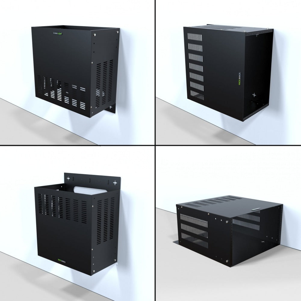 Rack Basics  RB-CW Series Compact Wall Cabinet  6U